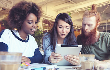 Students with iPad