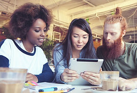 Students with iPad