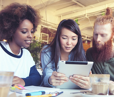 Students with iPad