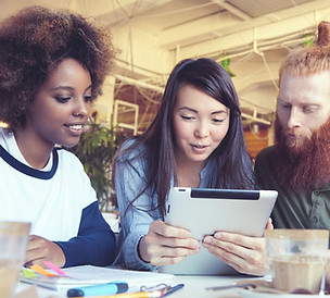 Students with iPad