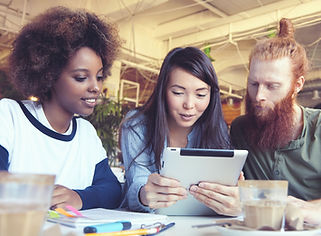 Students with iPad