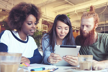 Students with iPad