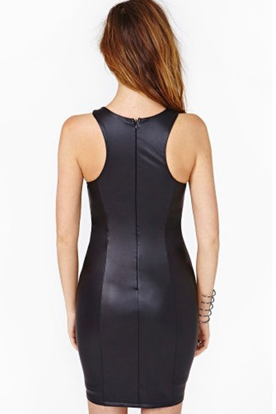 Miniatura: Vestido BodyCon Esconte / Cuero