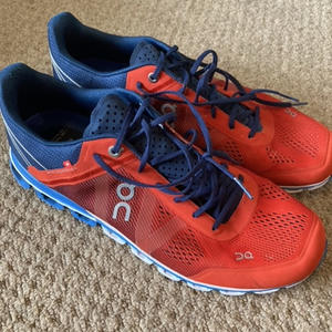 ON Red and Blue Running shoes