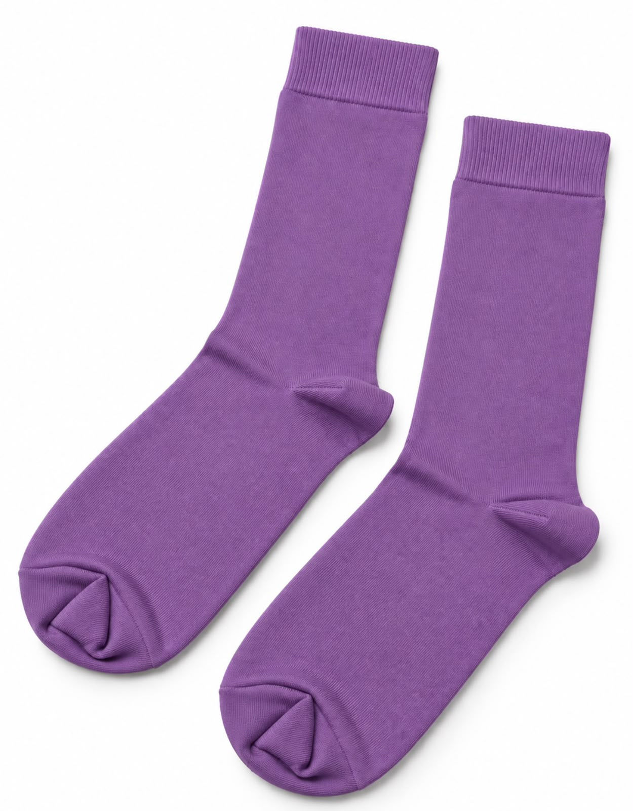 Meia esportiva poliamida, cano médio, roxo encanto