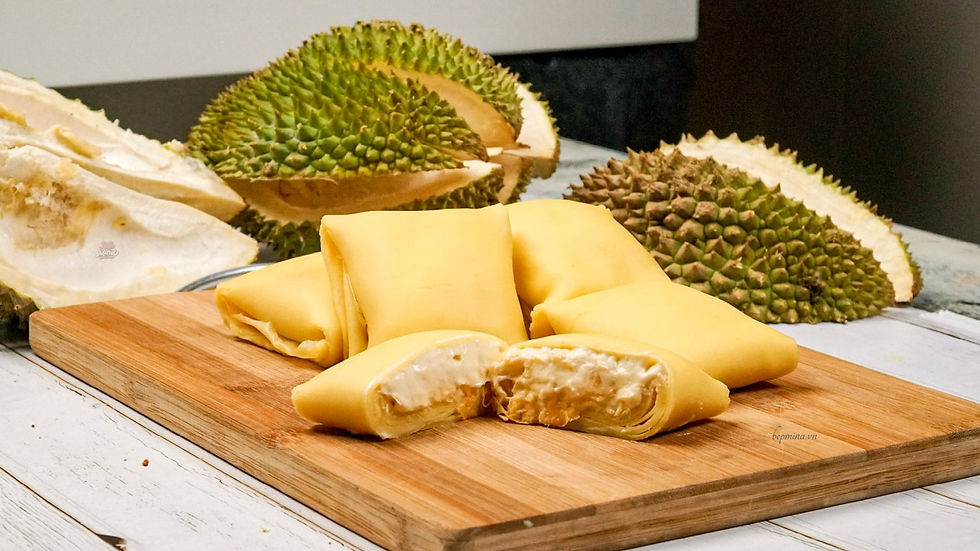 Durian crepe
