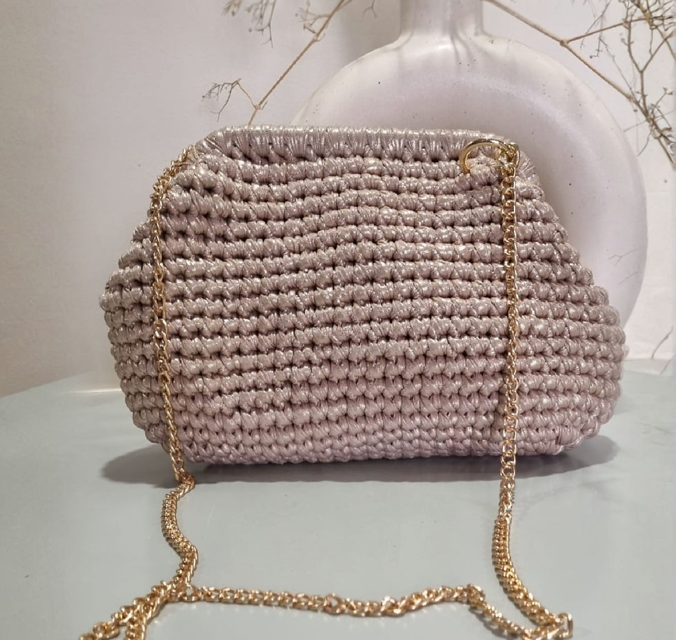 Golden Clutch Bag
