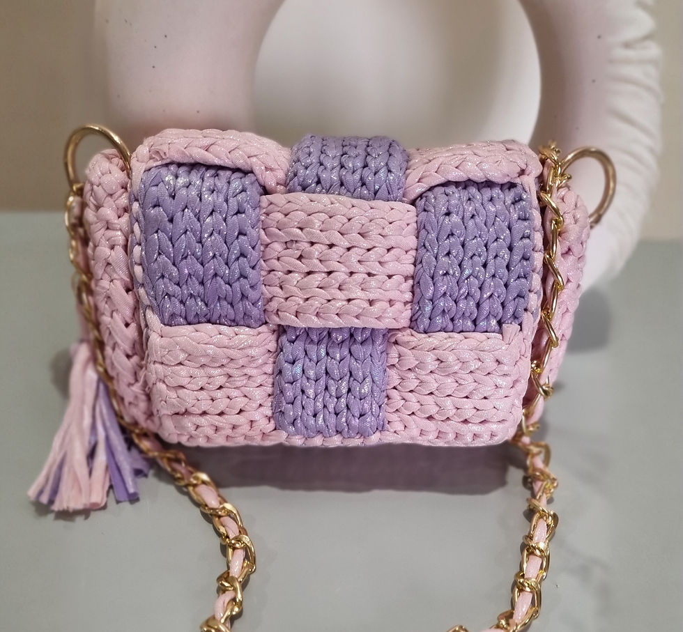 Pink & Purple Scarlette Bag