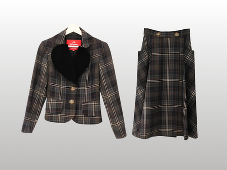 24AW TARTAN CHECK ラブジャケット・ライディングスカート