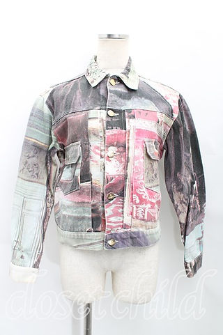 Vivienne Westwood / サロン柄デニムジャケット S マルチ