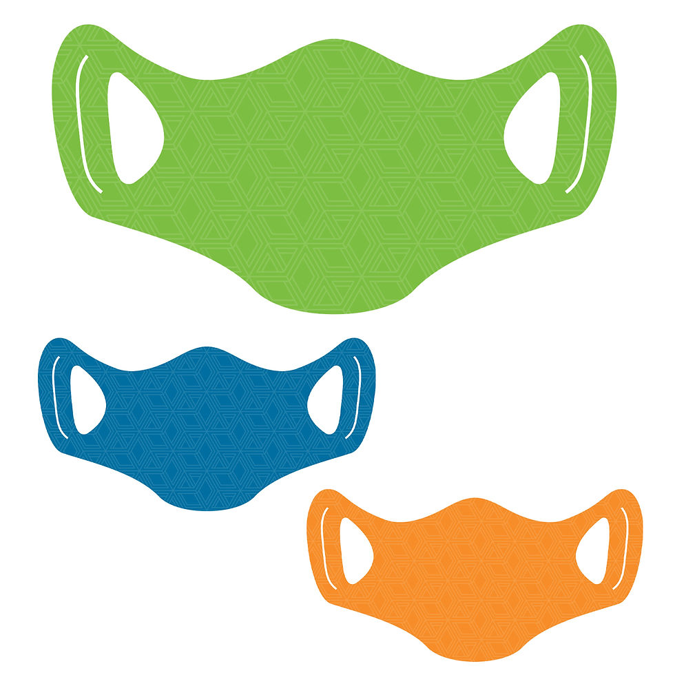 Basic Face Mask, packages of 5, 10 and 25