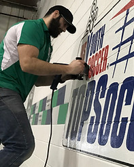 Large Format Printing Vinyl Graphic Installation