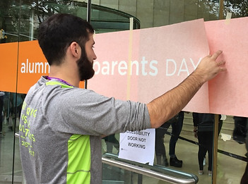 Large Format Printing Vinyl Graphic Window Installation