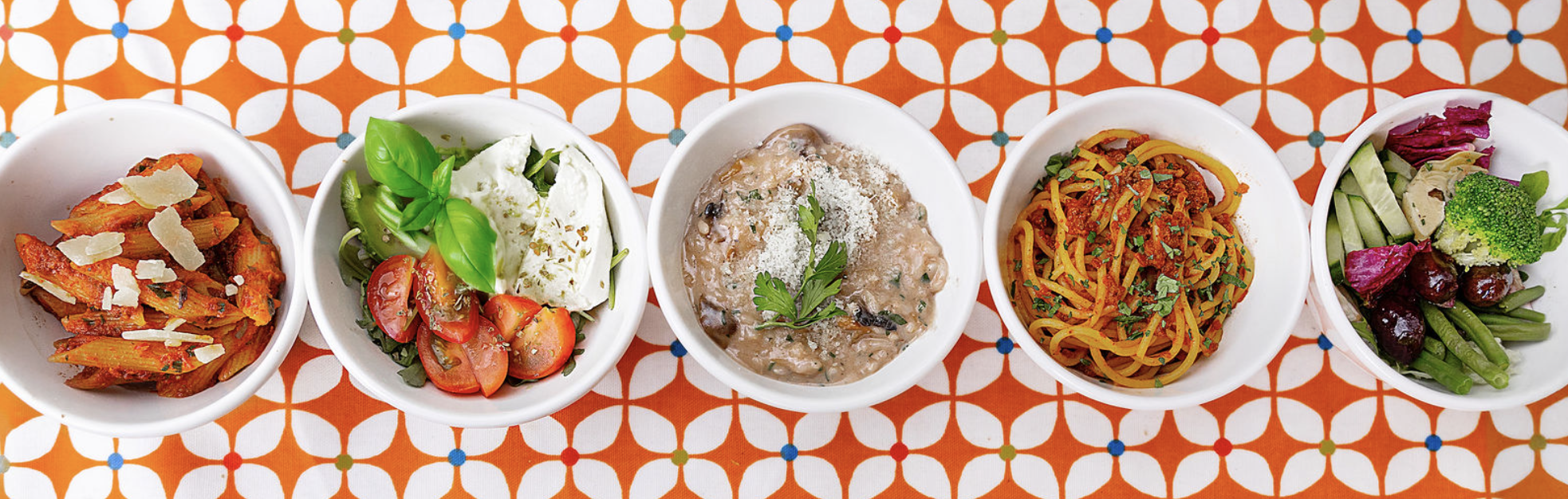 Arranged Food and Objects