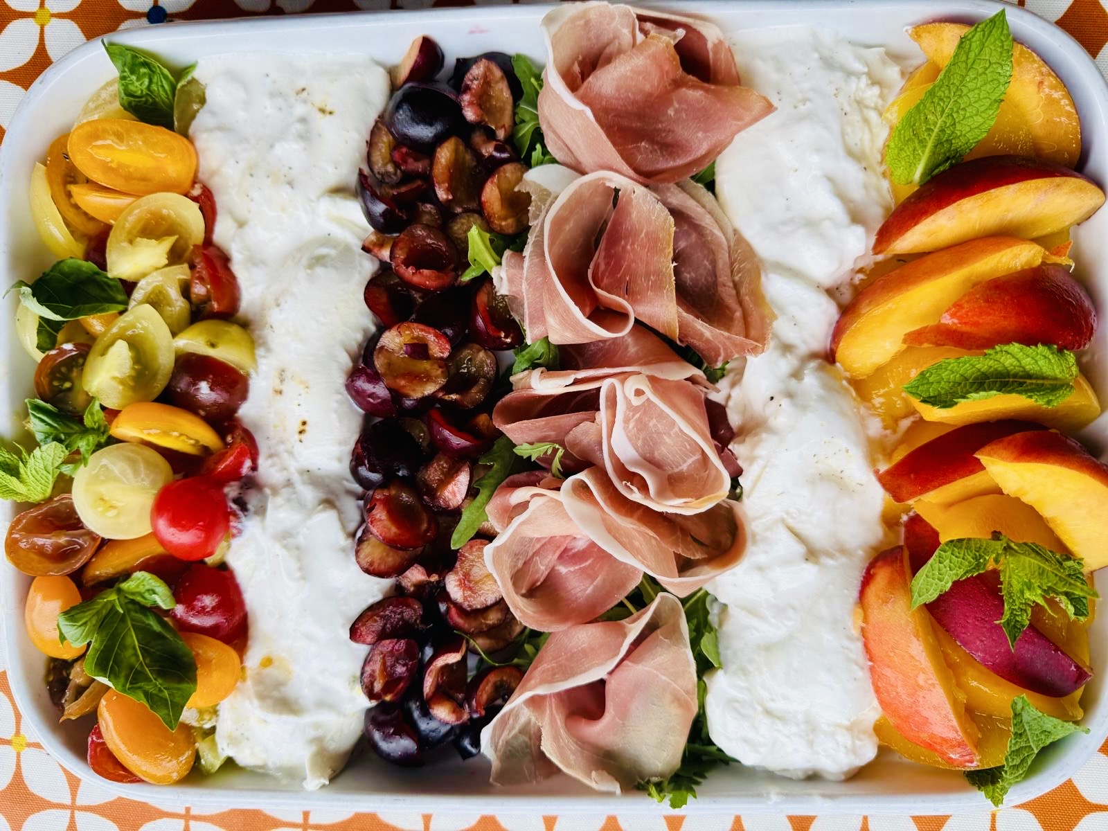 Arranged Food and Objects