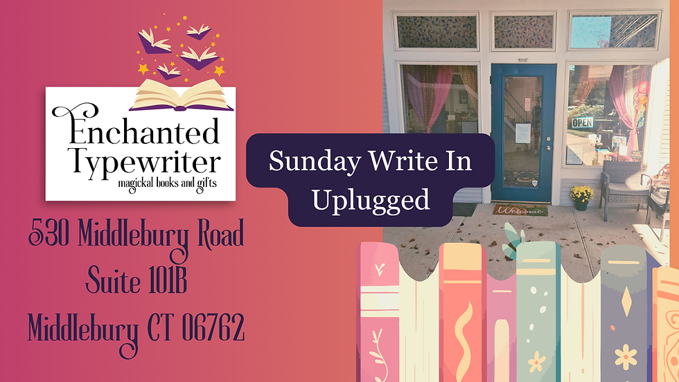 Sunday Write Ins - Unplugged