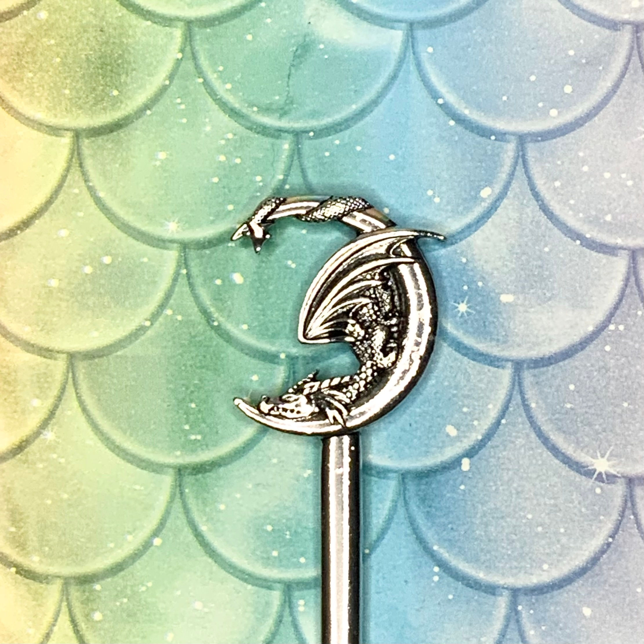 Hair Stick - Dragon Moon