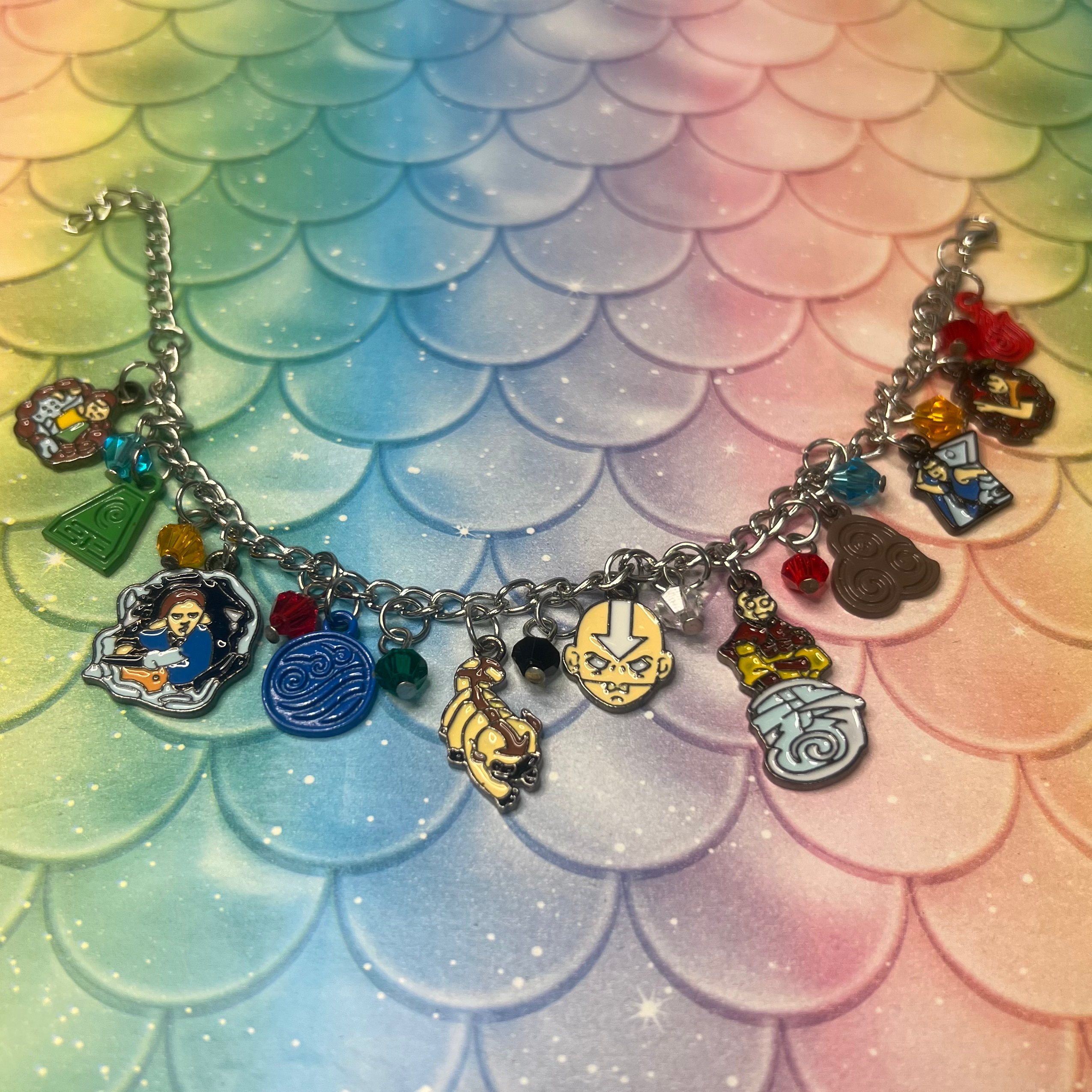 Fandom Charm Bracelet - Air Bender