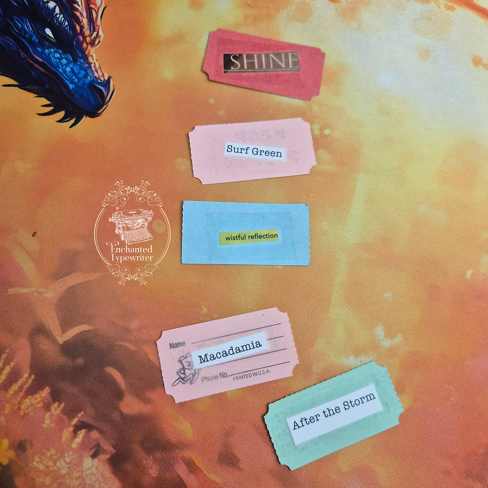 Story Prompt Word Ticket