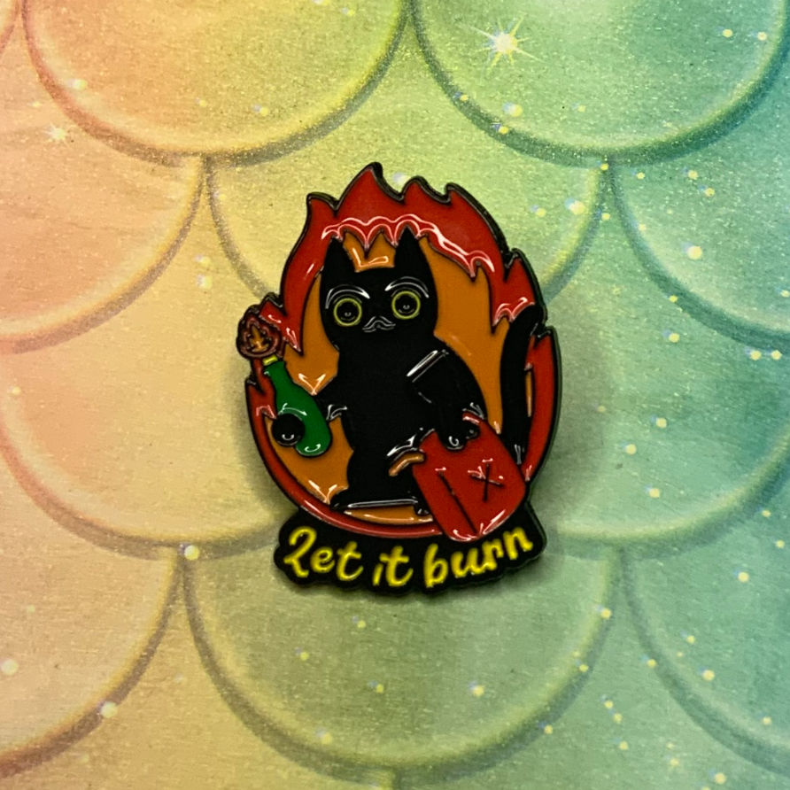 Pin - Fire Cat - Gas Can