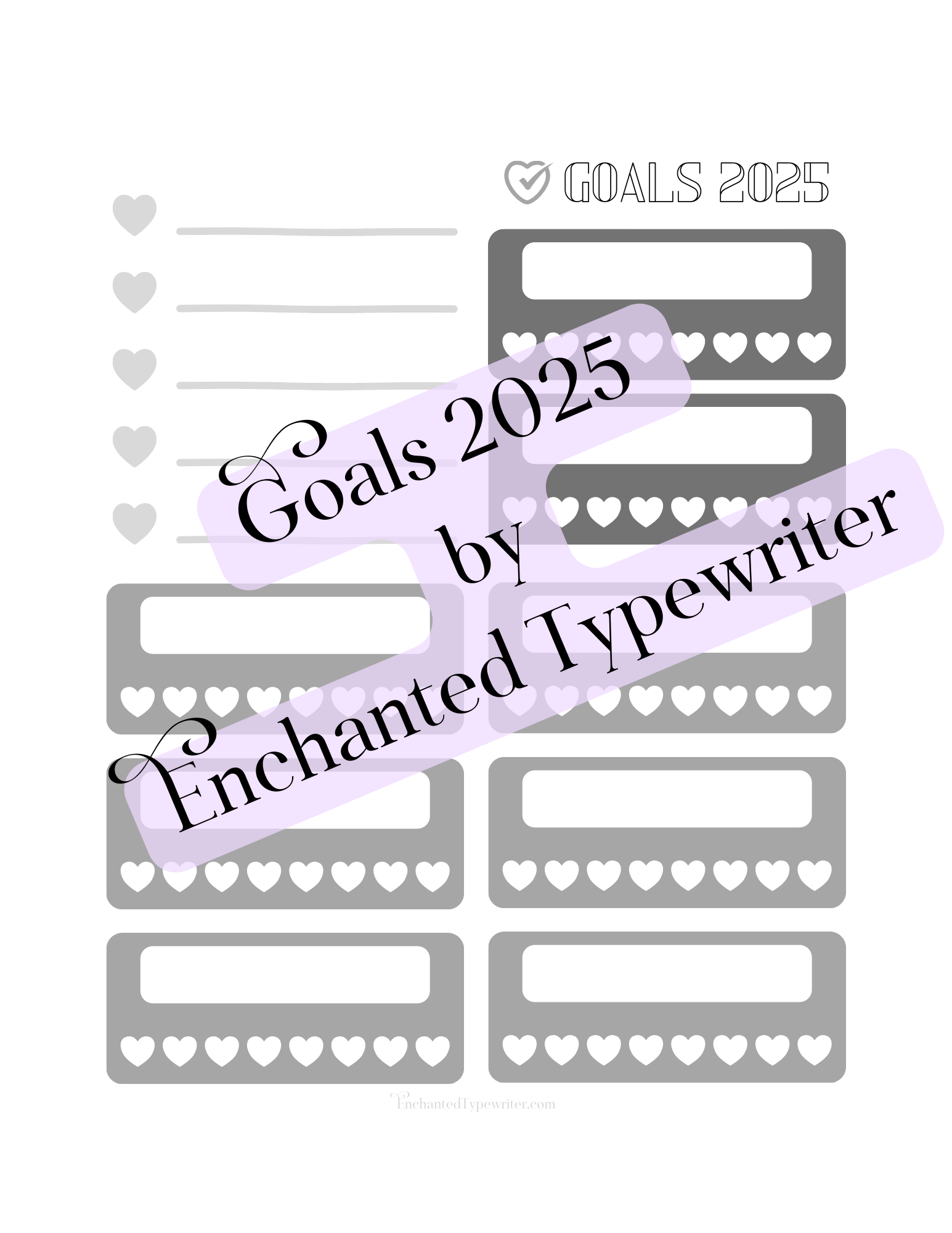 Goals 2025 Grey