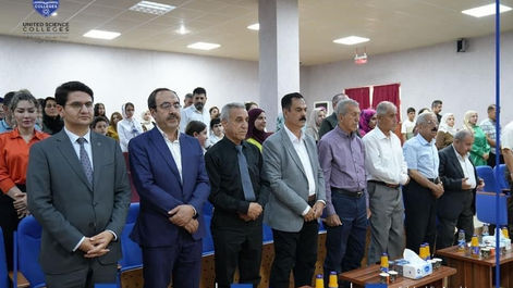 سلێمانی..  مامۆستا (عەتا ئەحمەد) جێگری سەرۆکی یەکێتی مامۆستایانی کوردستان بەشداری مەراسیمی خەڵاتکردنی سەرکەوتووانی   شەترەنج کە ١٠٦ قوتابی بەشداری کردبوو لە کۆلێژی سەلاحەدین ئەیوبی.