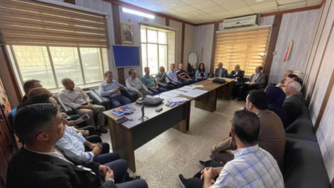 A Global Peace Organization Delegation Visits Rizgary Preparatory School with the Support of Kurdistan Teachers' Union