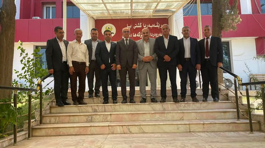 وفد نقابة معلمي كوردستان ينجز مجموعة من الأعمال والفعاليات في منطقة بادينان