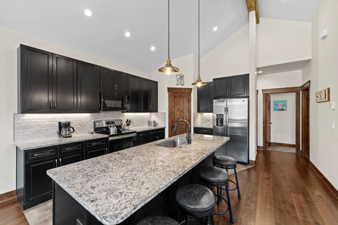 Bright vacation rental kitchen in Summit County, Colorado