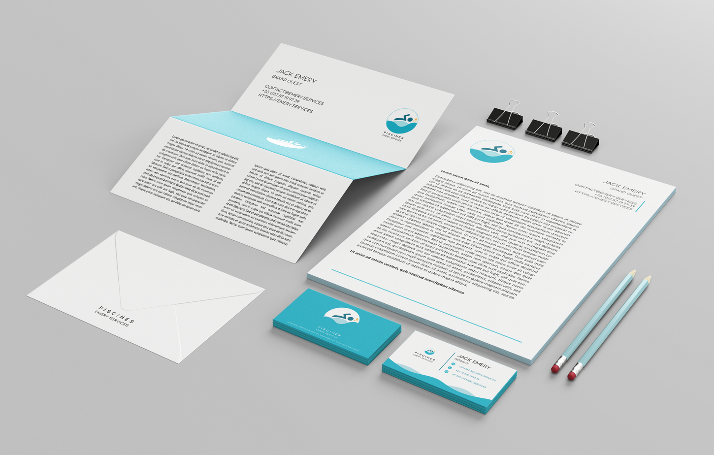 Identité de marque Emery Services