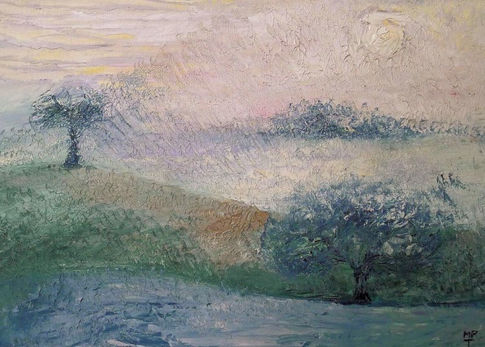 Painting 'Early Morning Mist'