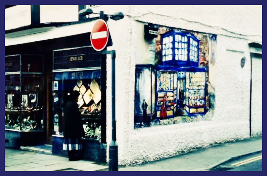 Picture of Louth Jewellery Mural taken in 1987