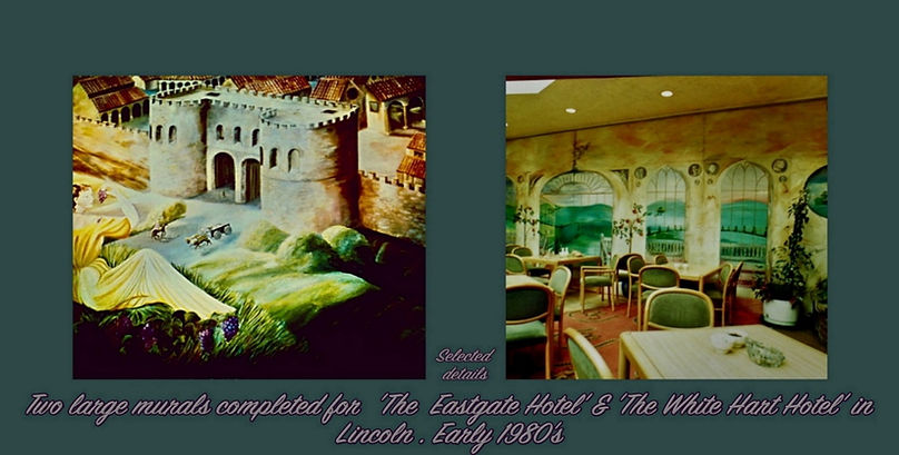 Murals designed & painted by Margaret Taylor