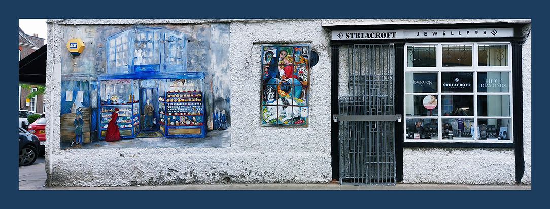 Louth Jewellery Shop Mural on 'Fathers Day'