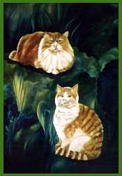 'The Two of Us' Oil Painting by Margaret Taylor.