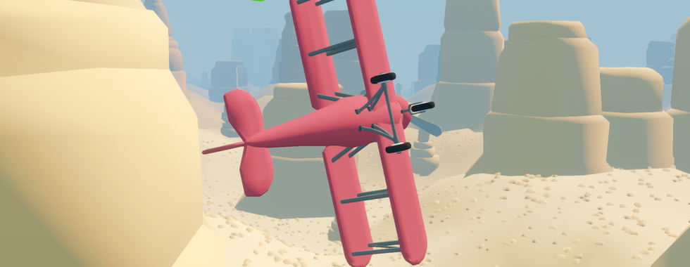 Indie flight game Pocket Flight by Just Pocket Games.  Canyon flying.