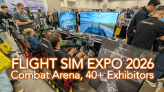 Flight Sim Expo 2026 February 26th, 2026 announcements.