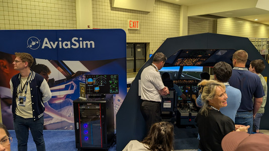 AviaSim at FlightSimExpo 2026.