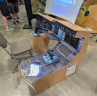 FSExpo 2026 booth. GeoFS by Xavier Tassin.