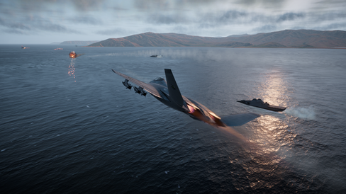 Nuclear Option fleet combat.