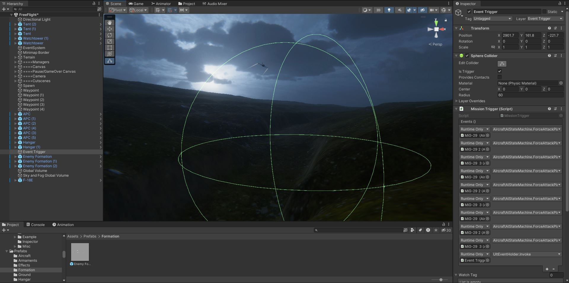 At Skies' Edge behind the scenes screenshot.