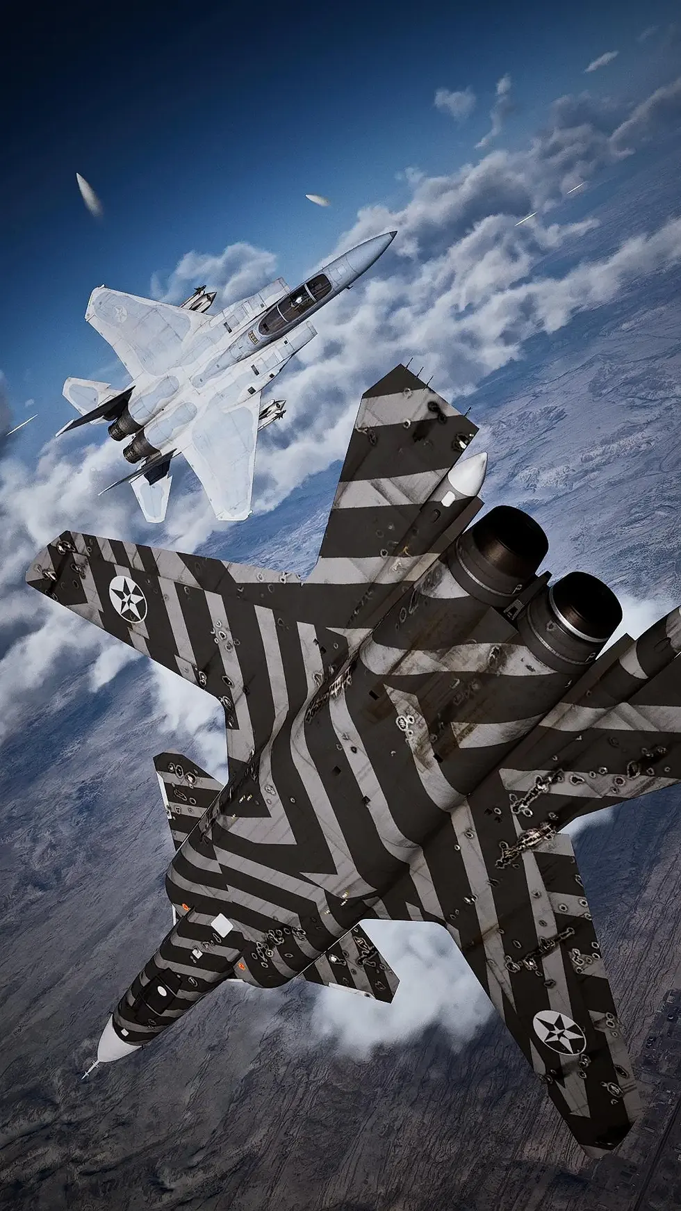 Ace Combat 7: Skies Unknown. Trigger vs General Resource Guard Mercenary Su-47 Berkut.