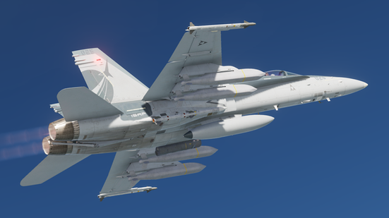 F/A-18C Skyward Low-Vis