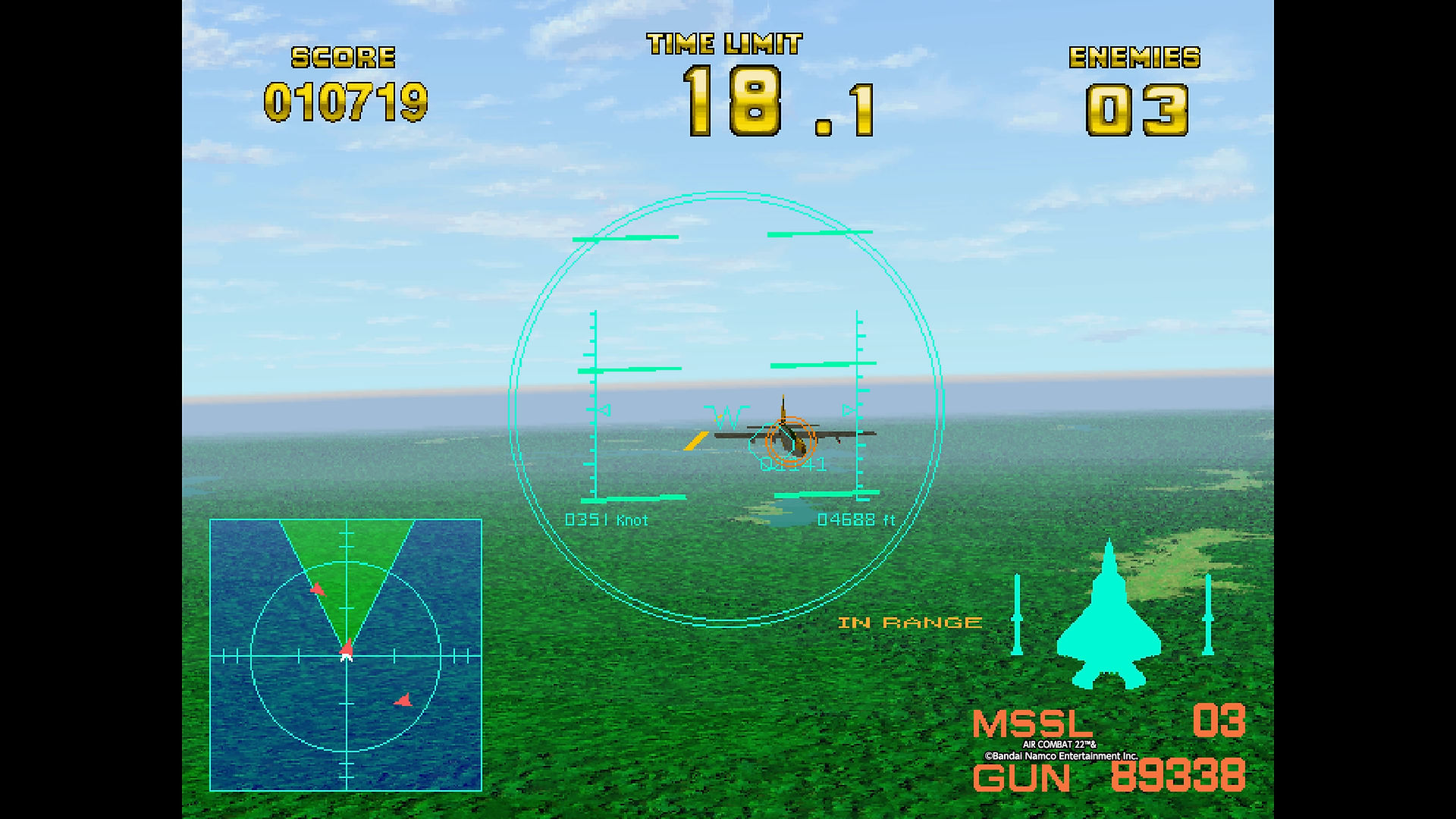 Arcade Archives AIR COMBAT 22.