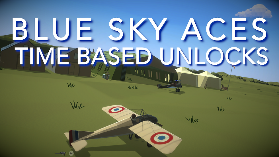 Blue Sky Aces: Time Based Unlocks