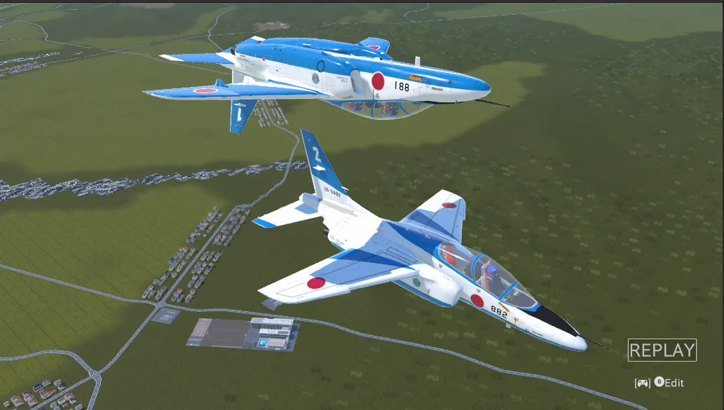 Indie flight game Dancing Wings: The Aerobatic Simulator by CloveTek.