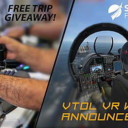 Flight Sim Expo 2023 All Expenses Paid Trip Giveaway, Skyward October 2022 VTOL VR Giveaway Winner