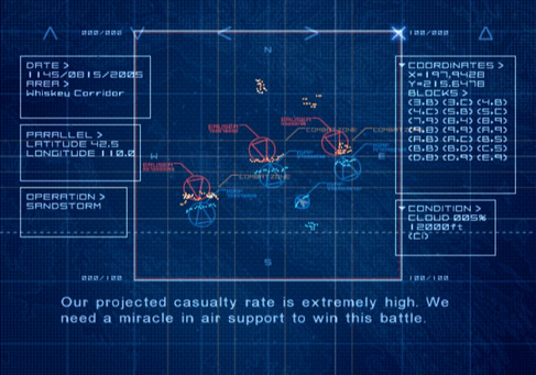 Ace Combat 04 UI/UX.