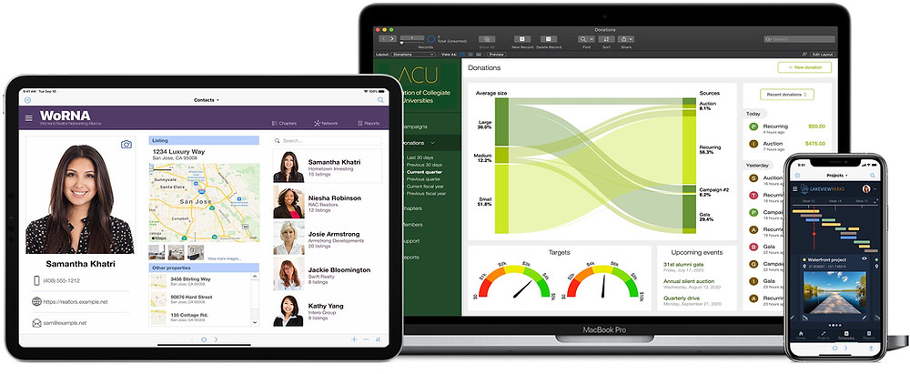Claris FileMaker Databases
