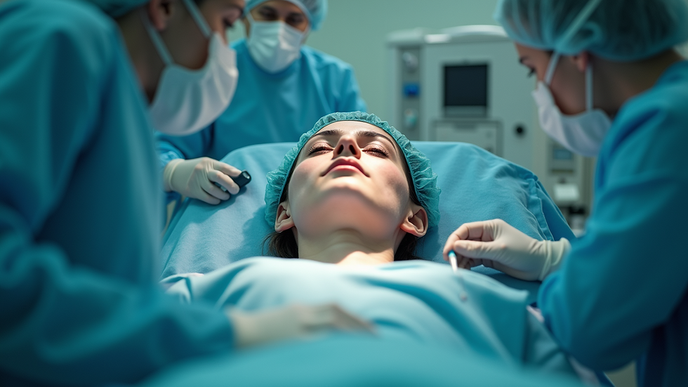 Eye-level view of a patient receiving NK cell therapy infusion